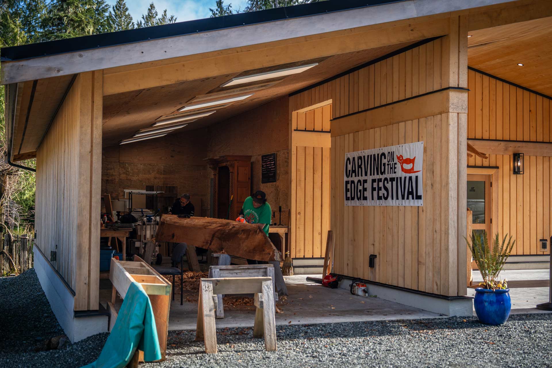 Clayoquot IPCA Campus Carving Shed